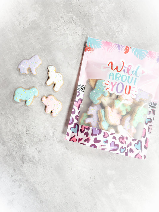 Animal Cracker Frosted Cookie Dog Treats