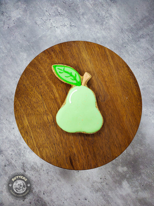 Pear 4 Inch Dog Treat Cookies