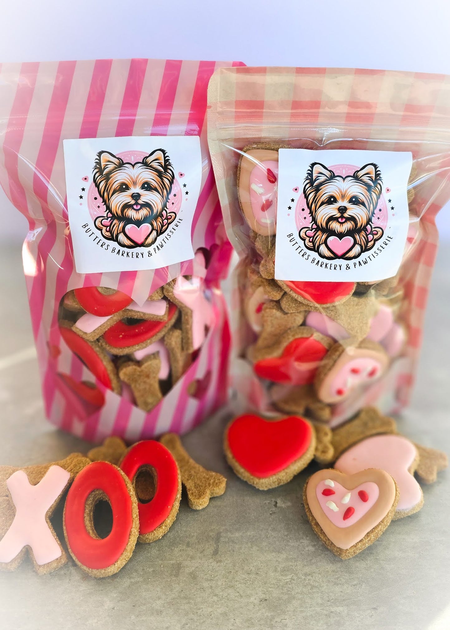 Frosted Puppy Love Dog Cookie Bag