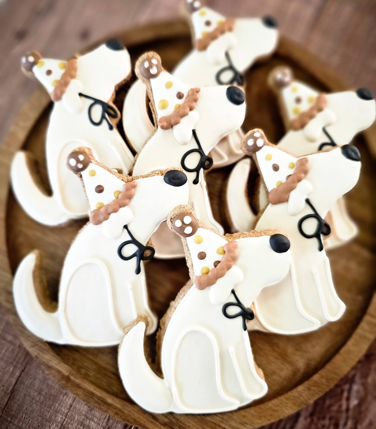 Birthday Celebration Dog Cookie | Qty 12 Wholesale