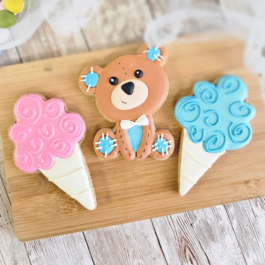 Cotton Candy Dog Treat Cookies